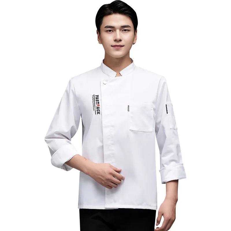 Veste à manches longues pour Chef cuisinier, uniforme de Chef cuisinier, chemise de travail, pour hôtel, Restaurant, pâtisserie