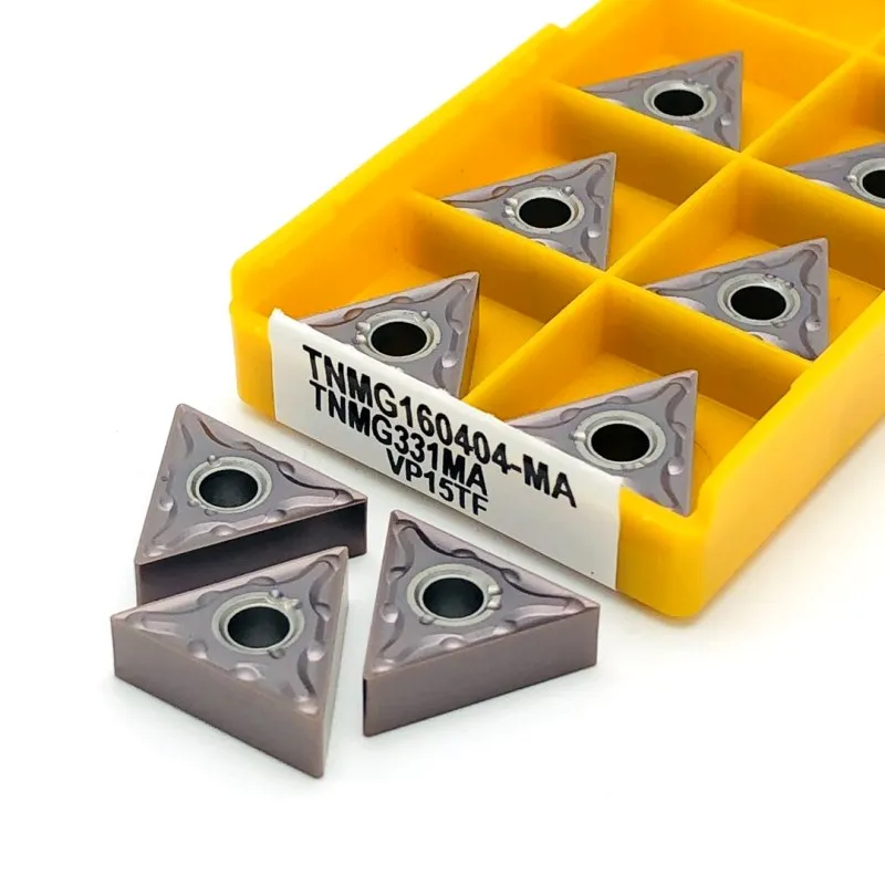 Inserções de carboneto tnmg 160404 ma de alta qualidade, ferramentas de giro externo, ferramentas de corte, ferramentas de torno, tnmg160404, inserções de giro