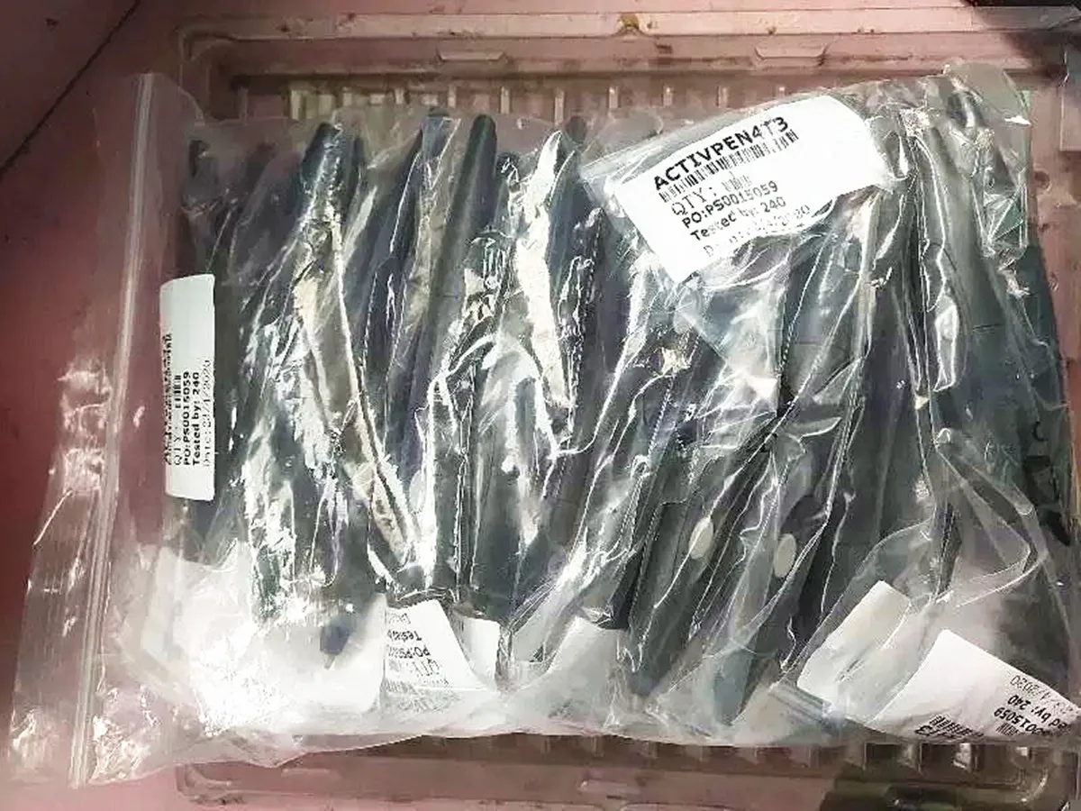 ปากกาดิจิตอลแบบโต้ตอบสำหรับครู Activpen4t3ปากกาของอาจารย์โพรมีธีนแบบดั้งเดิมและสองหัว