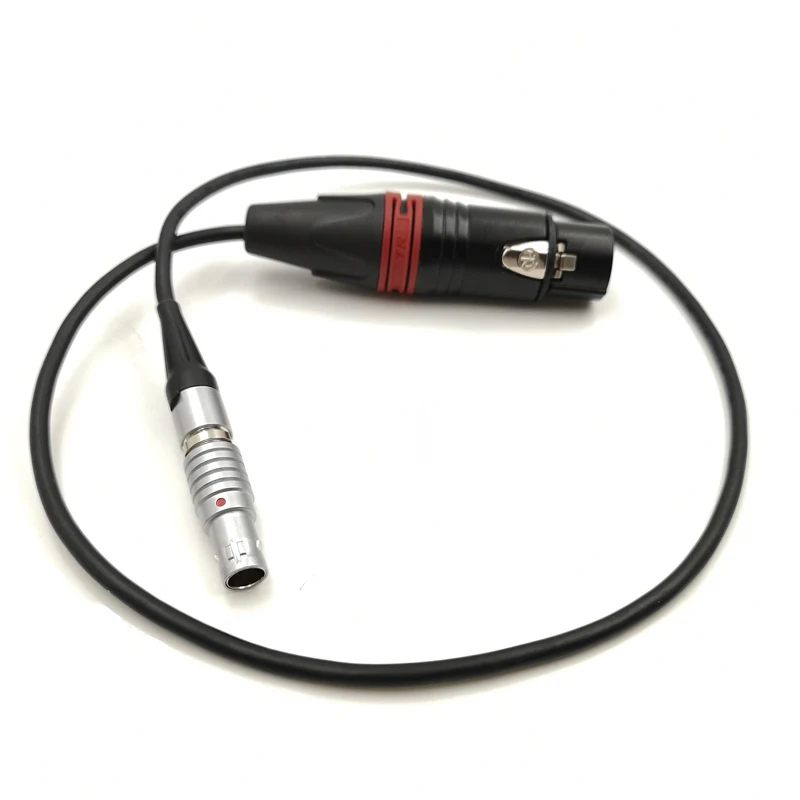 ARRI ALEXA MINI LF Audio Linie für XLR 3pin auf rechtwinklig 6Pin Stecker Audio Port – Detail 6