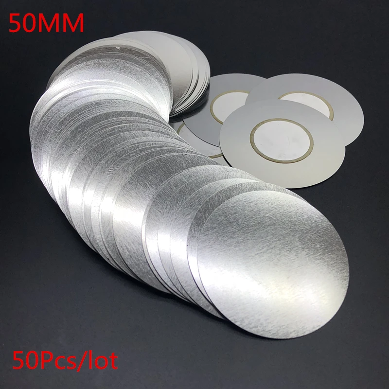 Zumbador piezoeléctrico de hierro, alarma de cerámica de 25MM y 3,2 KHZ, 3,2 KHZ, 50 unids/lote, venta al por mayor