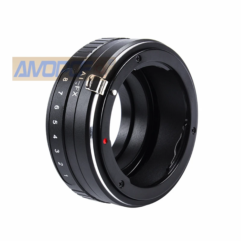 

Nikon to FX Tilt Lens Adapter,Nikon AI F Mount Lens to Fuji X Mount Cameras, fits X100,X10,X-S1,X-Pro1,X-E1,XF1,X20,X100S,X-M1,X