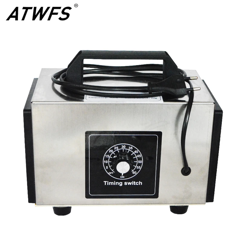 ATWFS Air Purifier Ozone Generator 60g/48g/36g/20g 220v Ozonator Machine Air Cleaner Ozonizador Ozon Generator with Timer