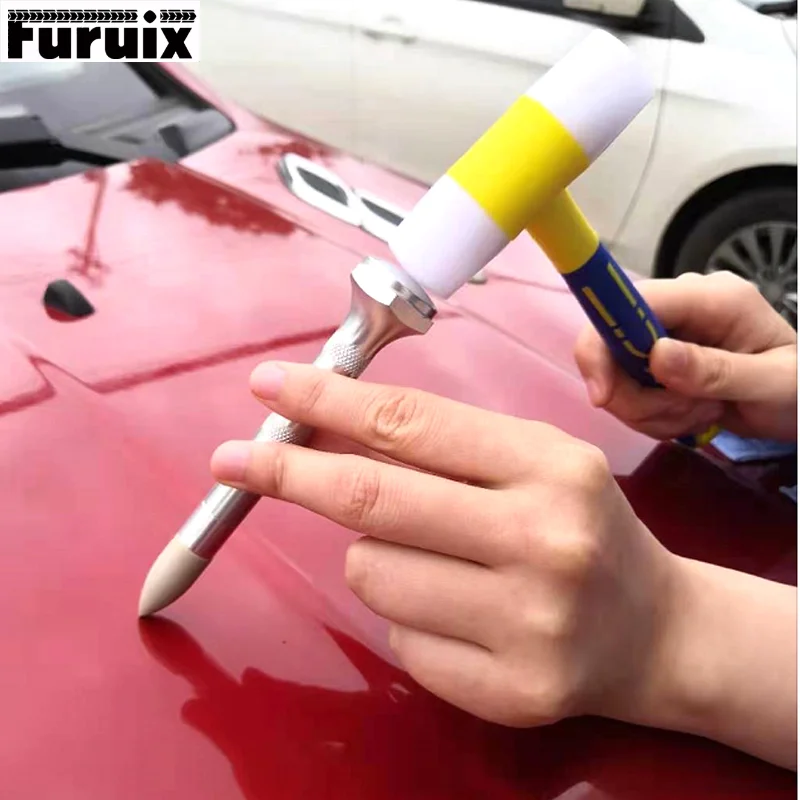 5/16 Screw to M8 screw car Paint dent repair Tool tips with nylon hammer and soft tips changable painting protective Car Body