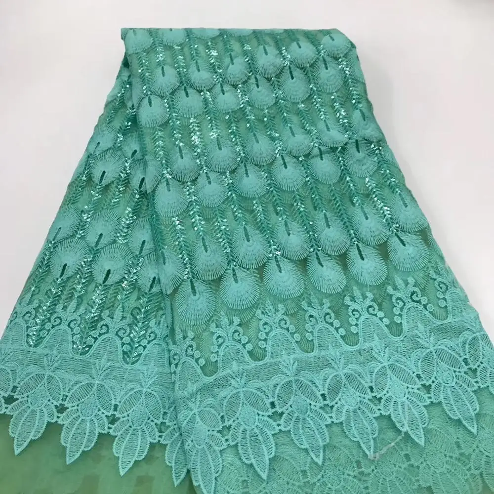 

Beautiful flowers African Milk Silk Lace withsequins Fabric Embroidered Nigerian Lace Fabric High Quality French Tulle Lace