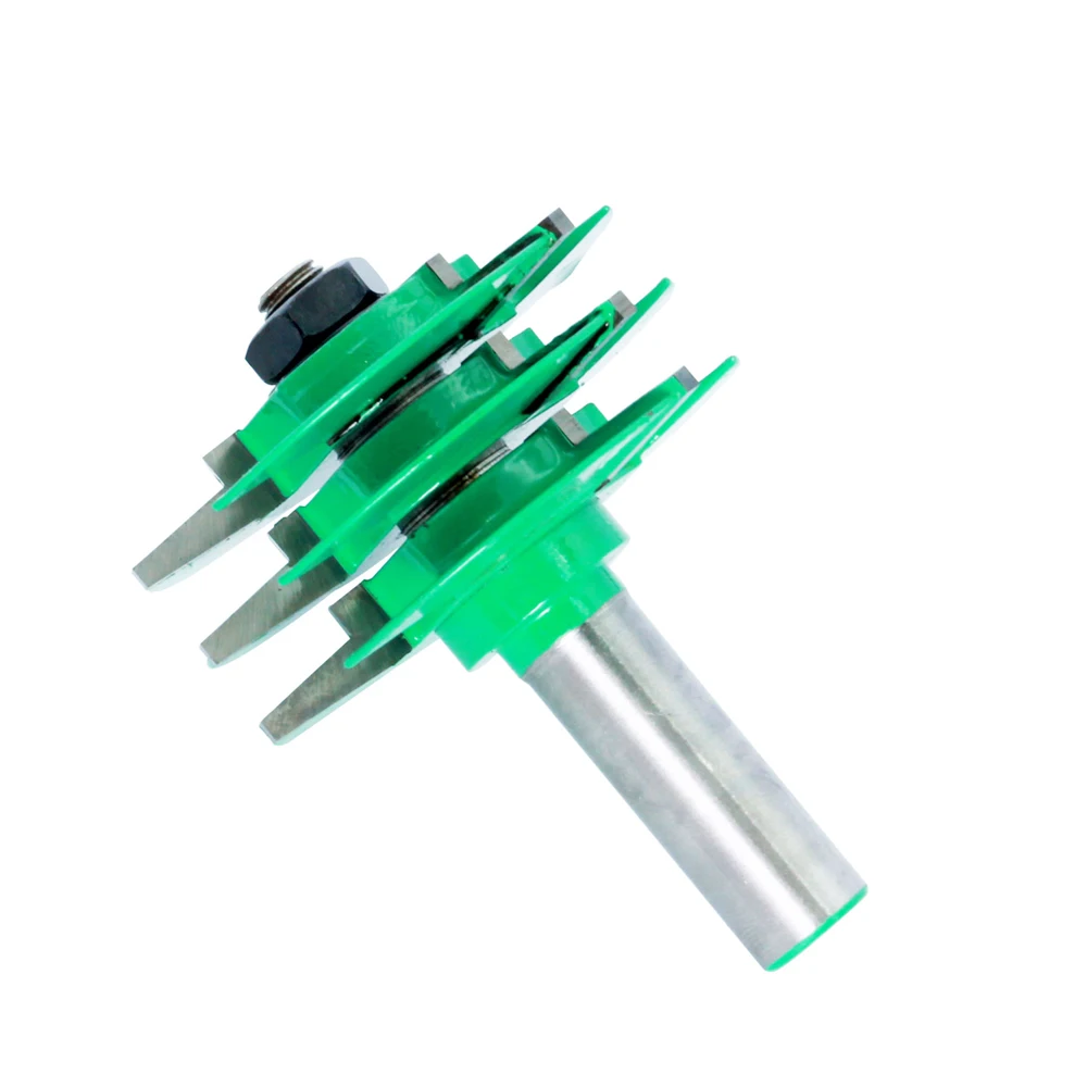 CHWJW Professionelle Einstellbare 1/2 Schaft Finger Joint Router Bit mit 2-1/4-Inch Durchmesser