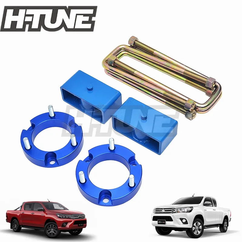 H-TUNE 4x4 Accesorios 32mm Front Spacer Strut & Rear Suspension Lift Kit UBolt Blocks Kit for Hilux Revo 2015++