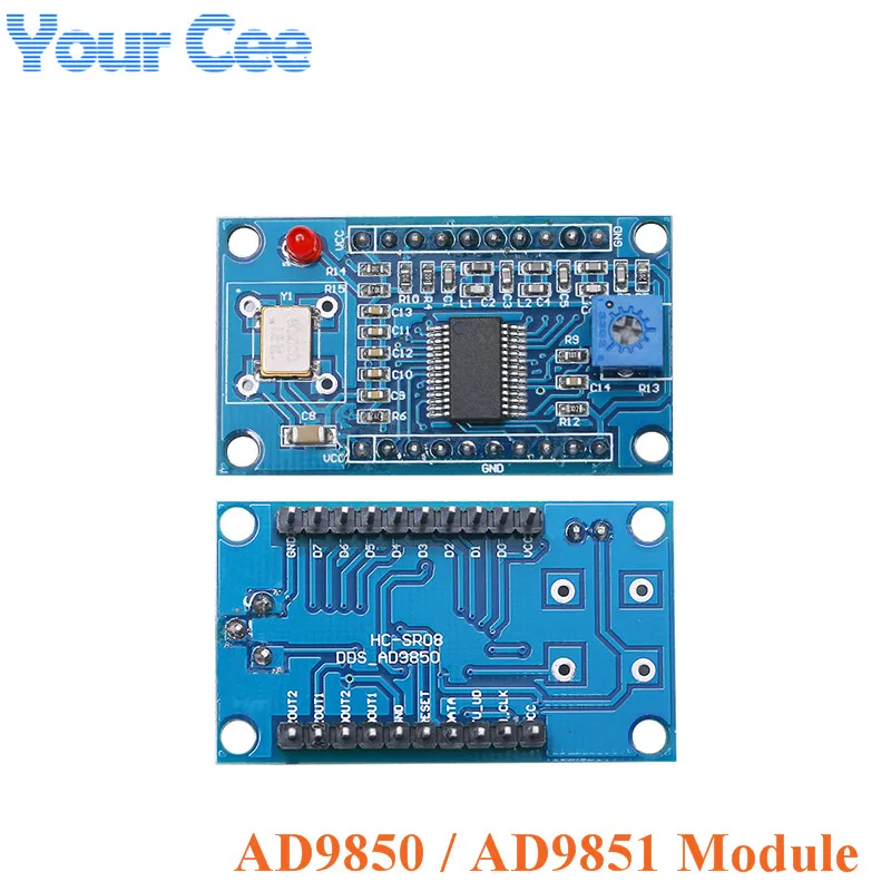 AD9850 AD9851 DDS Signal Generator Module Development Board 0-70MHz 0-40MHz 2 Sine Wave and 2 Square Wave