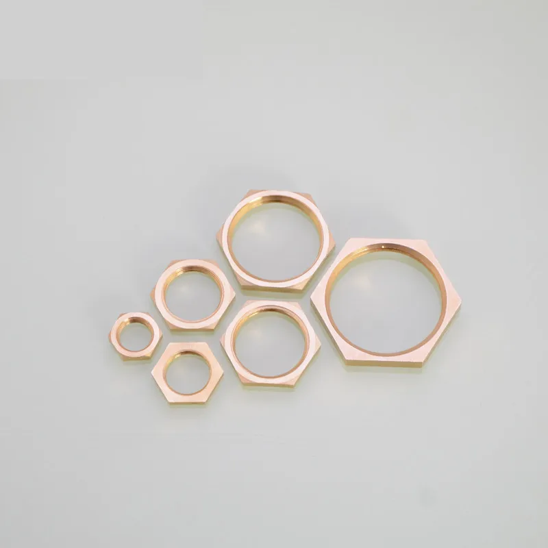 Copper 1/8" 1/4" 3/8" 1/2" 3/4" Male Thread Brass Pipe Hex Head End Cap Plug Fitting Coupler Connector Adapter