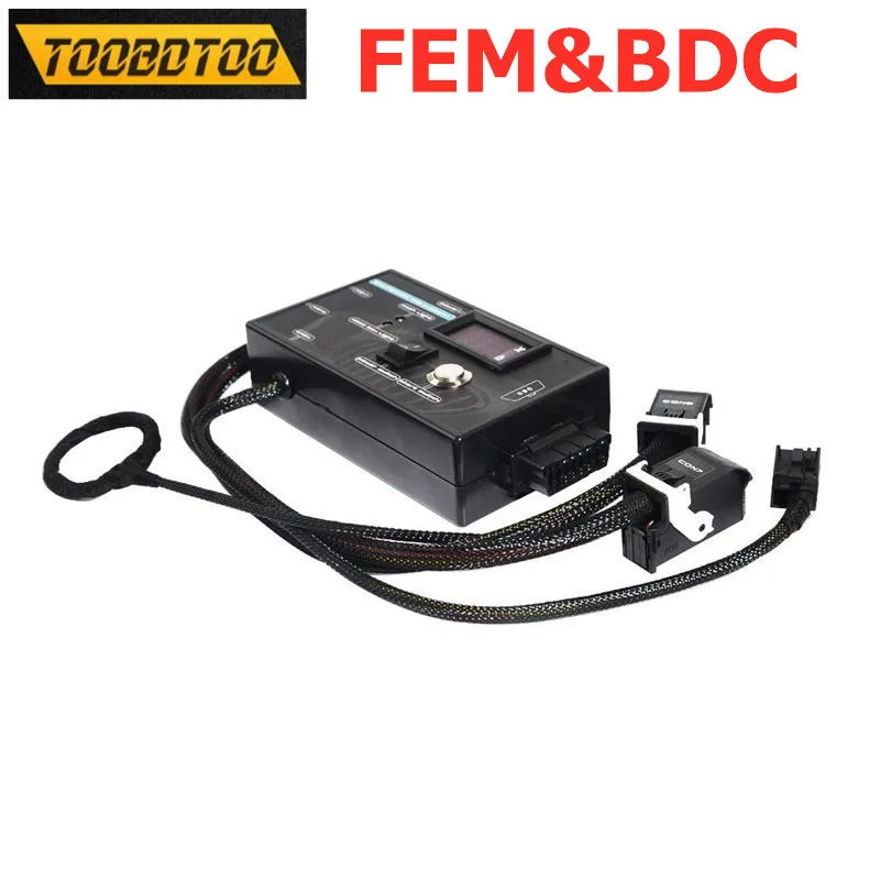 

New Type For BMW FEM/BDC Device For BMW F20 F30 F35 X5 X6 I3 Test Platform With Black Case Built-In Start Button