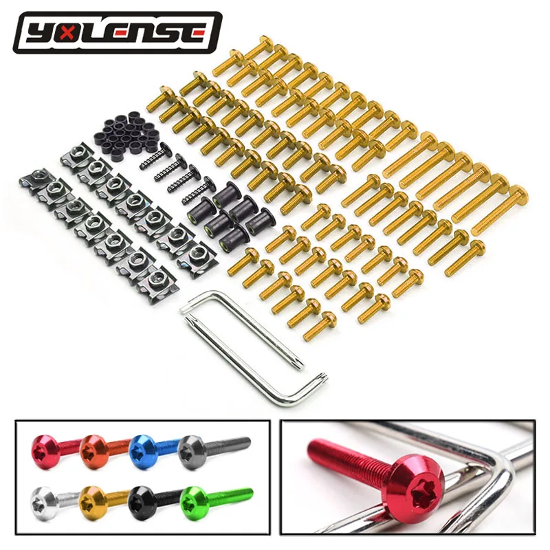 Motorcycle Accessories Fairing windshield Body Work Bolts Nuts Screws For Suzuki SV400 SV650 DL650 GSF650 SV1000 GSR400 GSR600