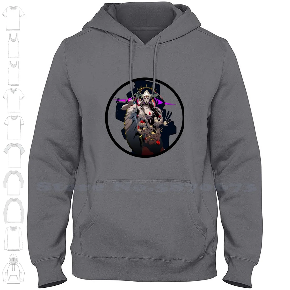 Chaos 100% Cotton Hoodie T-Shirt Hades Zagreus Aphrodite Ares Boon Chaos Darkness Demeter Fates Greek Mythology Indie Game