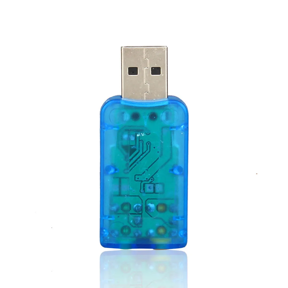 Звуковая карта USB 5,1, внешняя звуковая карта USB, аудио адаптер, микрофон, динамик, аудио интерфейс для ноутбука, ПК, Micro Data