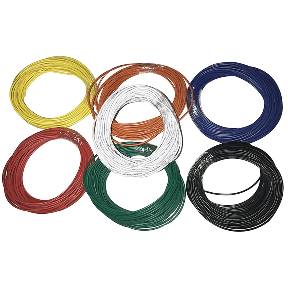 UL1007 Electronic Wires 18 AWG 24awg Environmental Protection PVC Tinned Copper Wire Connecting Wire for Vehicles Control Toys