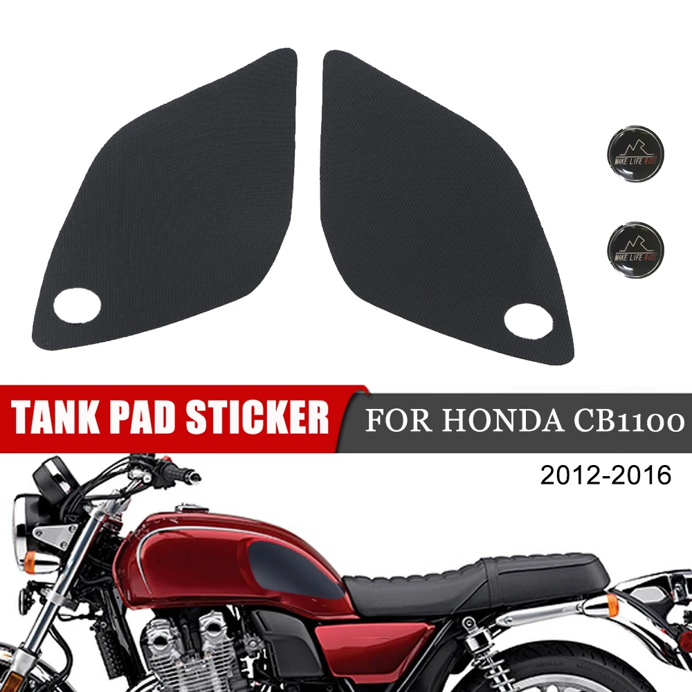 

Motorcycle Anti Slip Traction Tank Protector Gas Knee Grip Sticker For Honda CB1100 CB 1100 2012 2013 2014 2015 2016 Side Pads