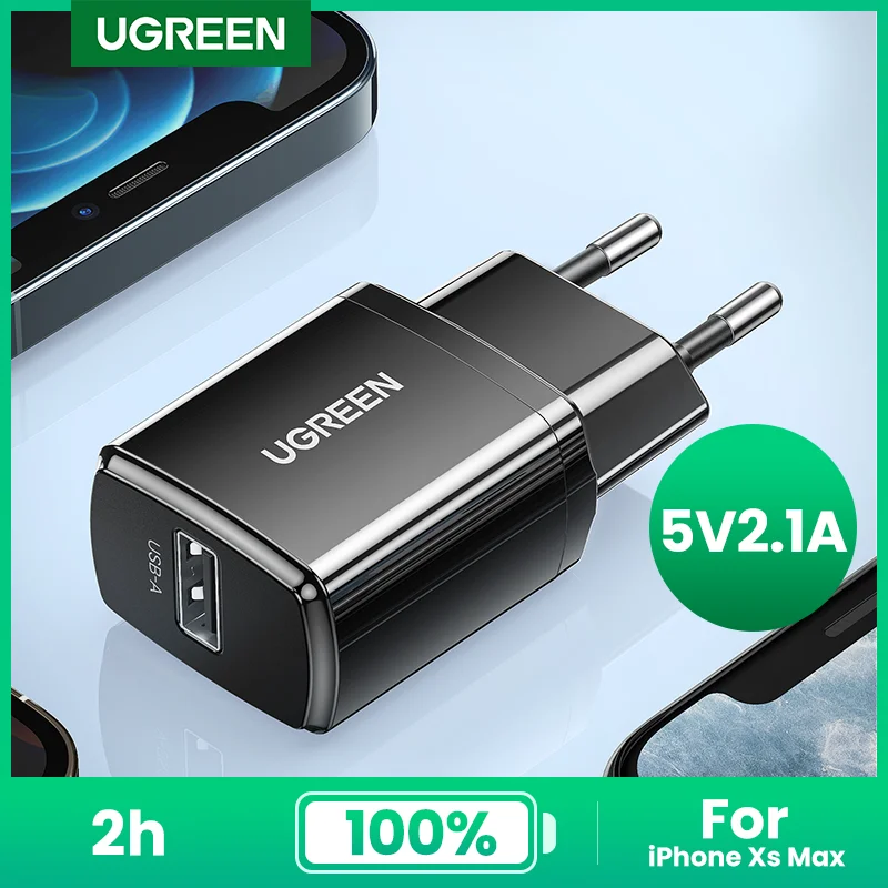 UGREEN USB Charger for iPhone X 8 7 iPad 5V 2.1A Fast Wall Charger EU Adapter for Samsung S9 Xiaomi Mi 8 Mobile Phone Charger 281 sold9,928.8719,092.51Save 9,163.64-48%UGREEN Flagship StoreSee preview