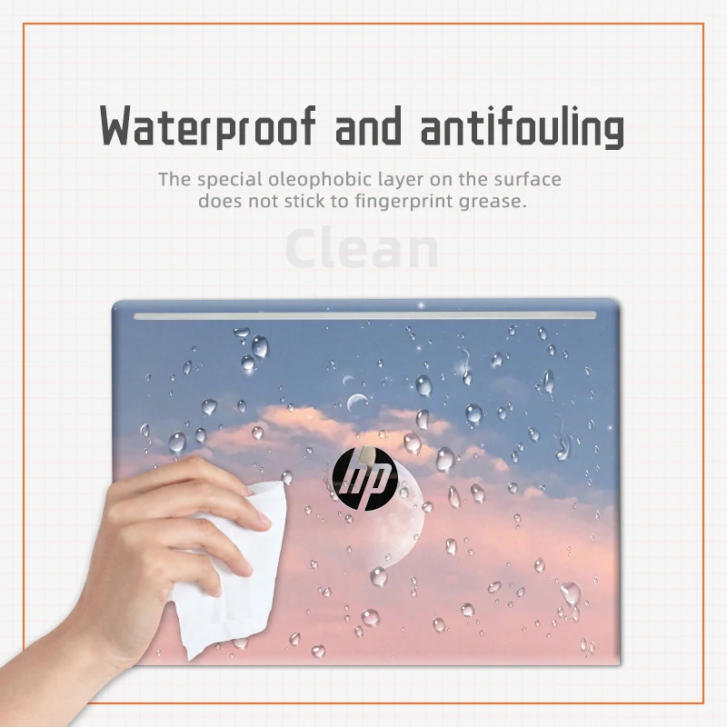 Tự Làm Nhiều Màu Sắc Nắp Lưng Sky Laptop Miếng Dán Da Phím Dán Đề Can Trang Trí Cho HP X360/14S Dk/14S Dq/15 Da/15 Bs