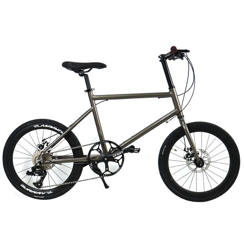 20 Inch Road Bike Travel Mini Bicycle Portable With Disc Brake Aluminum Alloy Frame 8 Speeds