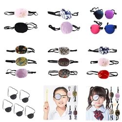 Eyeshade Filled Pure Silk Amblyopia Eye Patches Occlusion Child Kids Lazy Eye Patch Amblyopia Obscure Astigmatism Training 1pc