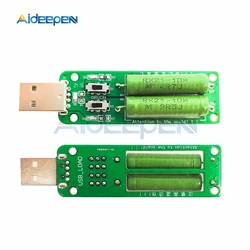 Resistor USB dc Electronic Load With Adjustable Switch 3 5V1A Current/2A/3A Battery Capacity Discharge Voltage Tester Resistance