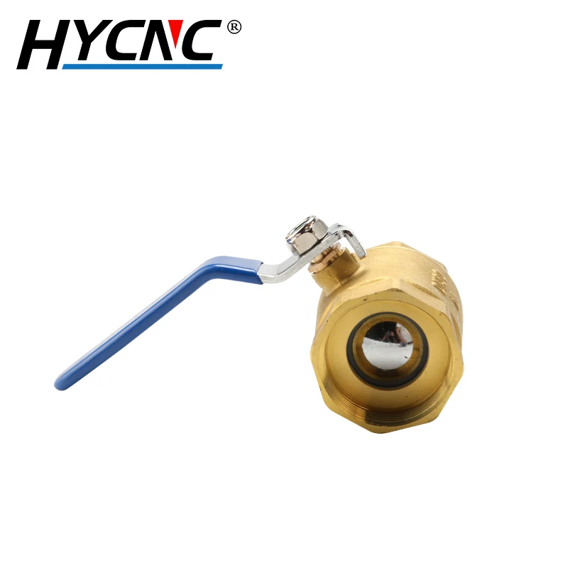 Grifo de bola de cierre de latón con rosca hembra, válvula de manija de puerto completo DN25 DN32 DN40 DN50, adaptador de agua-gas-aceite, accesorios de tubería de Control