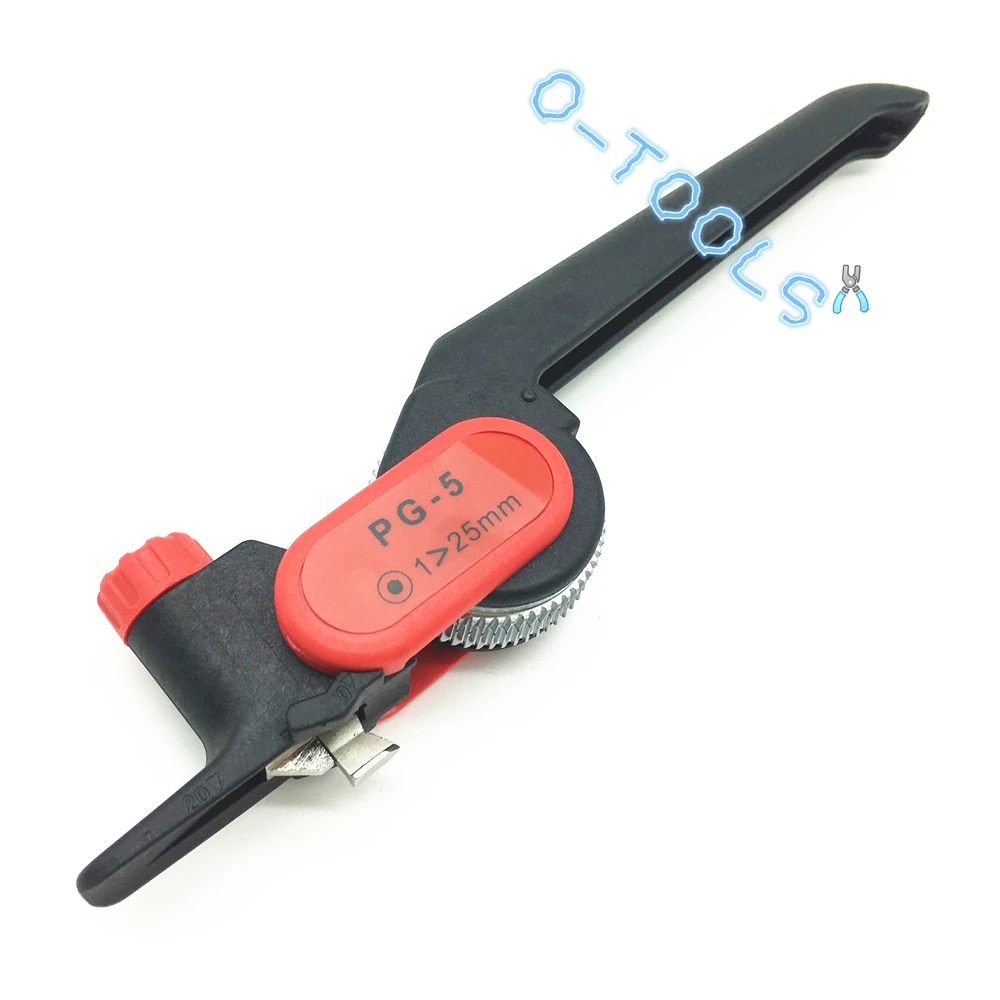 Kabel Messer Ratsche Rad Typ Stripper Kabel Stripper Für 25mm Comm/PVC/LV kabel strippen messer PG-5 kabel strippen werkzeug