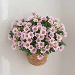 Beautiful Artificial Flowers Silk Daisy DIY Home Room Garden Party Wedding Decoration Gift Craft Fall Valentine Cheap Fake Plant