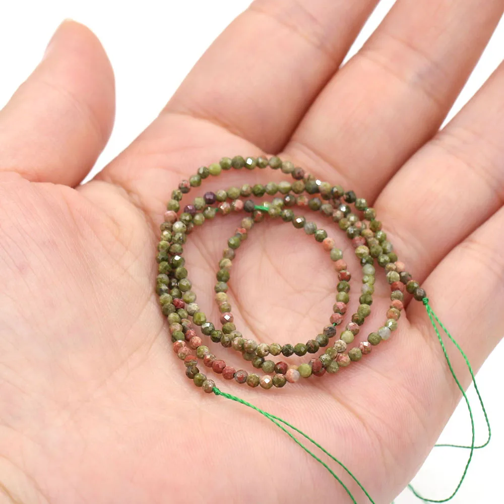 Naturstein Perlen Abschnitt Runde Form Mix Farben Lose Perle Für Die DIY Halsketten Armbänder Und Ohrringe 2/3/4/5mm – Detail 12