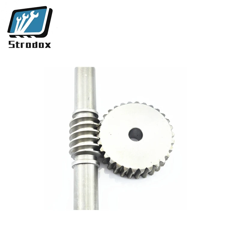 Metal wheel speed reducer worm gear metal worm reduction gear set 2 mold 20-tooth worm wheel + worm 2 mold 30-tooth