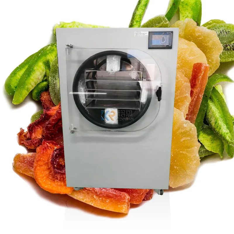 ชา Leaf Freeze เครื่องอบแห้ง Hemp Freeze Lyophilizer พืชขนาดเล็ก Lab สูญญากาศเครื่องอบแห้งผลไม้และผัก