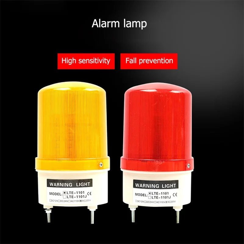 

SAROK LED Indicator Lights Rotating Red Yellow 220V Flashing Sound And Light Warning Signal light