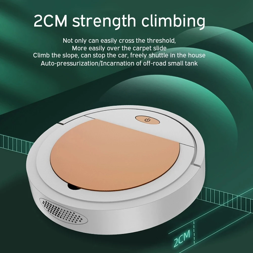 Roboter Staubsauger 3-In-1 USB Aufladbare Smart Kehr Roboter Trocken Nass Kehr Staubsauger Smart Boden reiniger