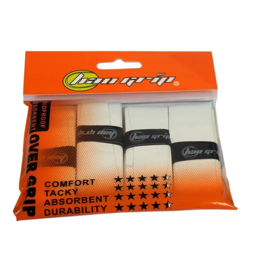 1pack=4pcs Haogrip super tacky Anti-skid Tennis Racket Grip Badminton overGrips tennis racket overgrips sticky  Sweatband