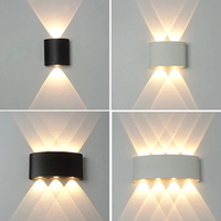Led Wall Lamp outdoor Stair Light Fixture Bedside Loft Living Room Up Down Home Hallway Lampada 2W 4W 6W 8W 10W 12W Wall Sconces