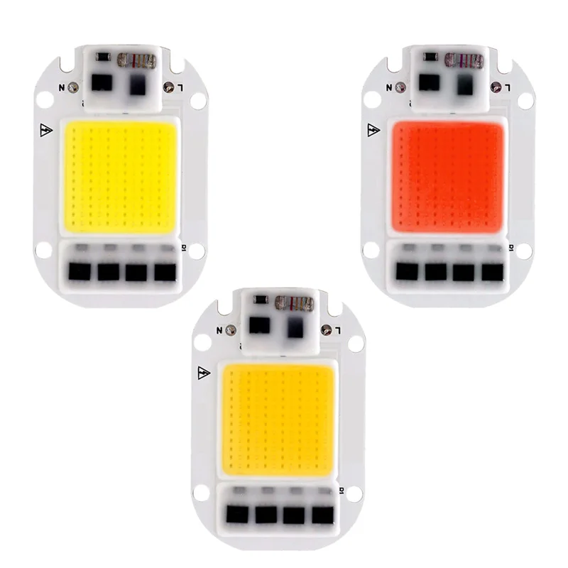 LED Grow Light Lamp Chip Full Spectrum Grow Led Chip AC 110V 220V 20W 30W 50W For Indoor Plant and Flower Seedling Growth Lights