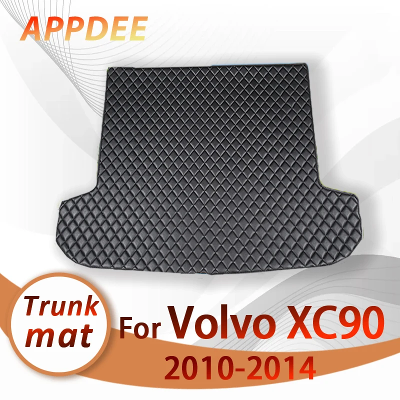 APPDEE Car trunk mat for Volvo XC90 seven seat 2010 2011 2012 2013 2014 cargo liner carpet interior accessories cover