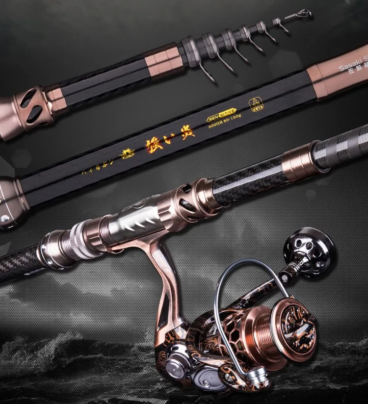 

Japan imported flames short section carbon rock fishing rods small rock rods sea plate set ultra-light super hard Dual use