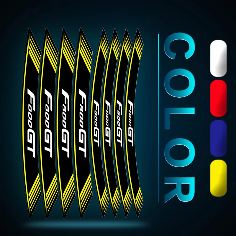 

Motorcycle sticker stripe personality wheel stickers creative reflective decorative tires for BMW F800GT f800gt