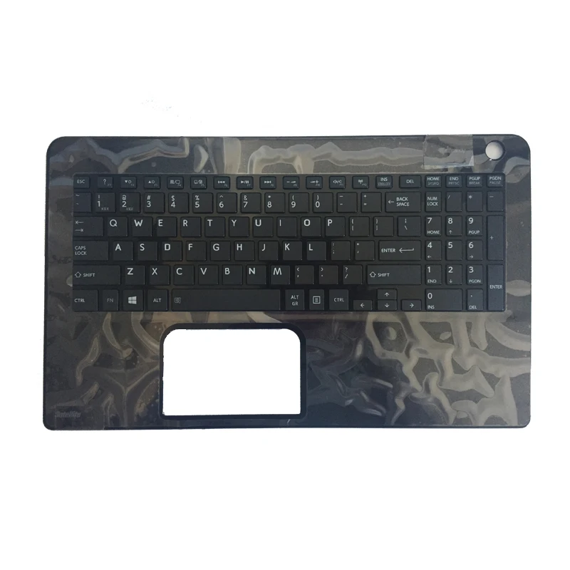 

New US laptop Keyboard For Toshiba Satellite L50-B L50D-B L50DT-B L50T-B US laptop keyboard with C shell EABLI00410 black