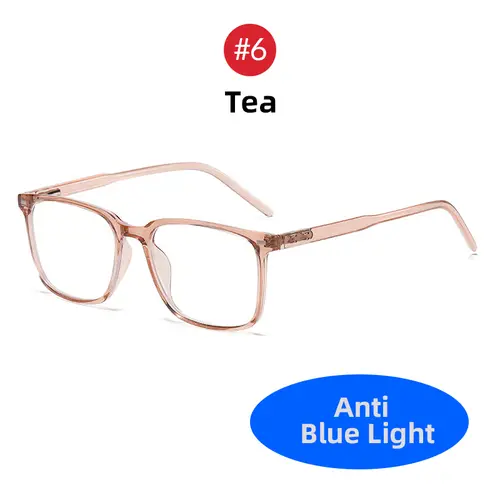 VIVIBEE Classic Square Blue Light Blocking Men Glasses Computer Gaming TR90 Black Anti Ray Eyeglasses Better Sleep Clear Eyewear - Image 15