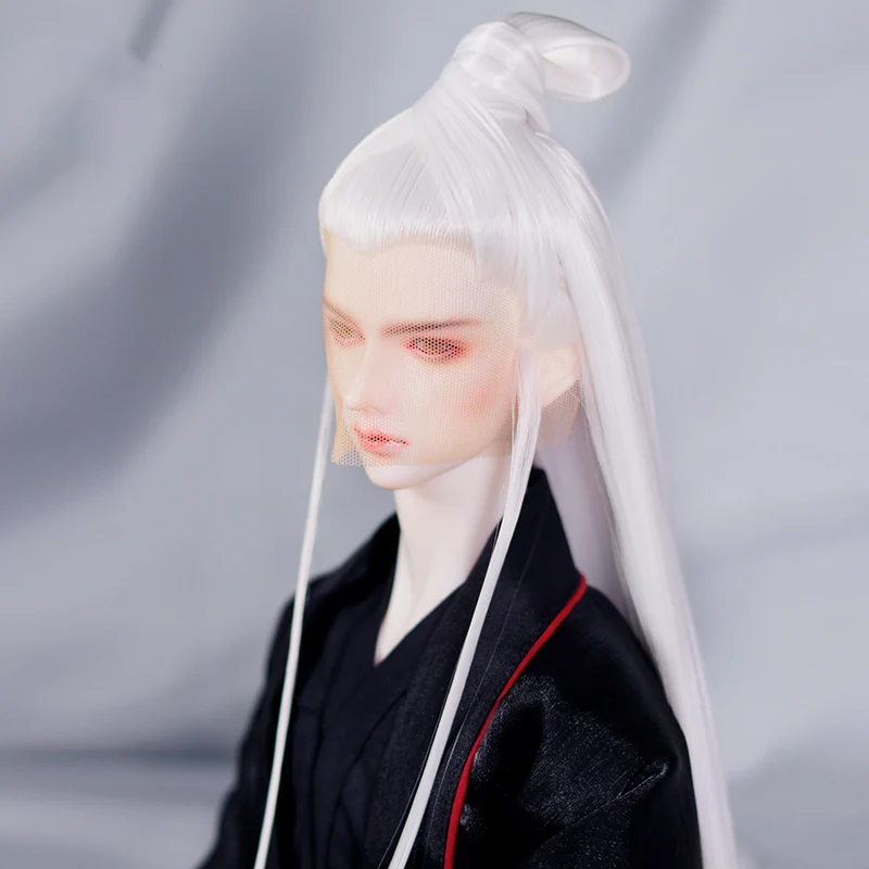1/4 1/3 BJD Wig Ancient Costume Hanfu Long Hair Vintage Samurai Wigs For BJD/SD MSD SD13 SSDF Strong Uncle Doll Accessories C116