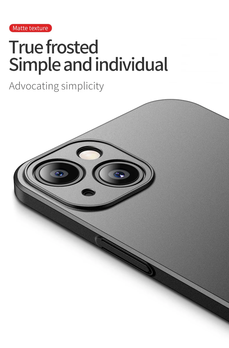 Hüllen für APPLE iPhone 17 16 17e 16e 15 14 13 12 Pro Max Mini Plus Air Ultra Slim Matte Hülle aus Hartplastik Stoßfeste Abdeckungen – Detail 8