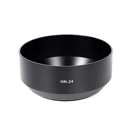 For Nikon AF 70-210mm f/4-5.6, AF 75-300mm f/4.5-5.6, AF 100-300mm f/5.6 lenses , Metal Lens Hood , Replacement for HN-24