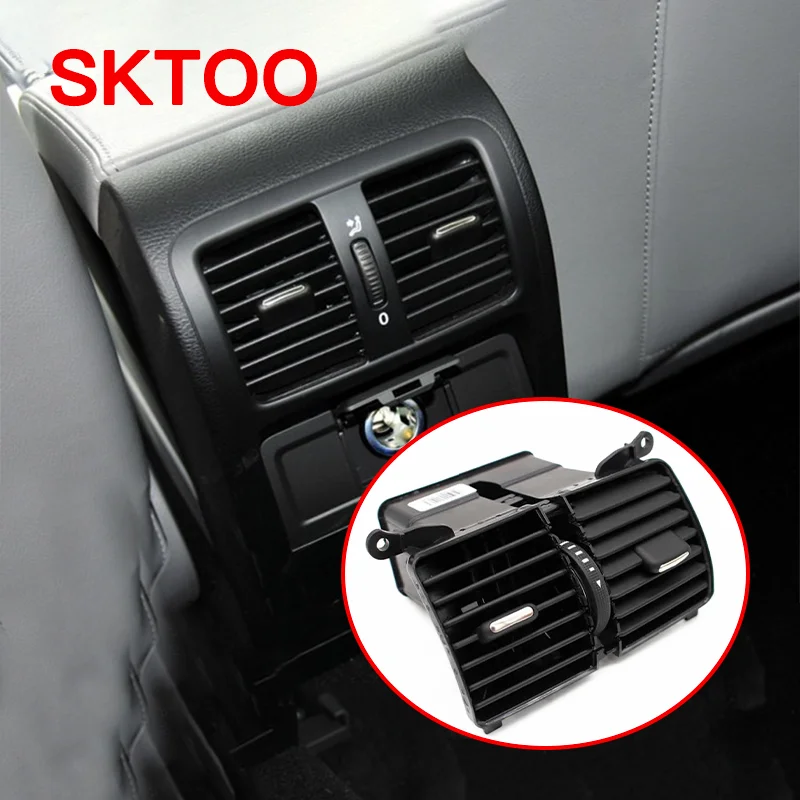 

3CD819203 Black Rear Air A/C Condition Outlet Vent Assembly For VW Passat B6 2006 2007 2008 2009 2010 2011 CC