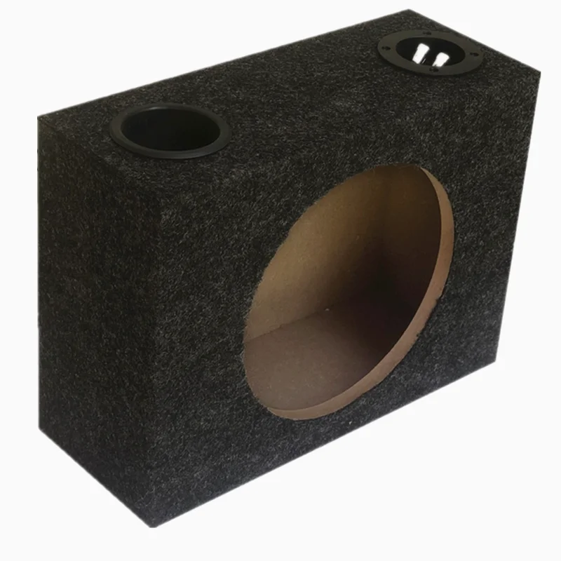 12 Inch Passive Subwoofer 600watts Empty Wooden Box Square MDF Felt Car Modification Speaker Shell ultra-thin