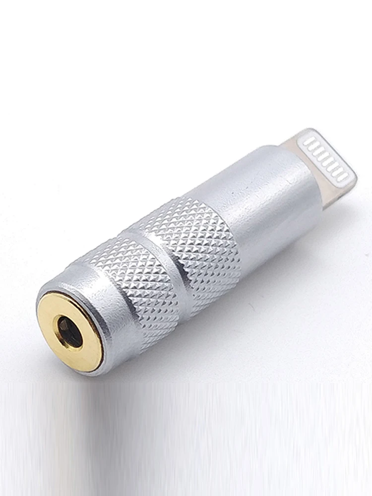 

1piece HiFi DAC Decoder Chip Adapter for iphone lightning Male to 3.5mm/2.5mm Female Connector Jack for Earphone Amplifier