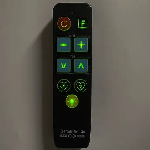 9 버튼 TV DVD DVB STB VCR HIFI 수신기 TV-BOX 히터, 백라이트가 있는 범용 원격 컨트롤러에 대한 원격 제어 배우기