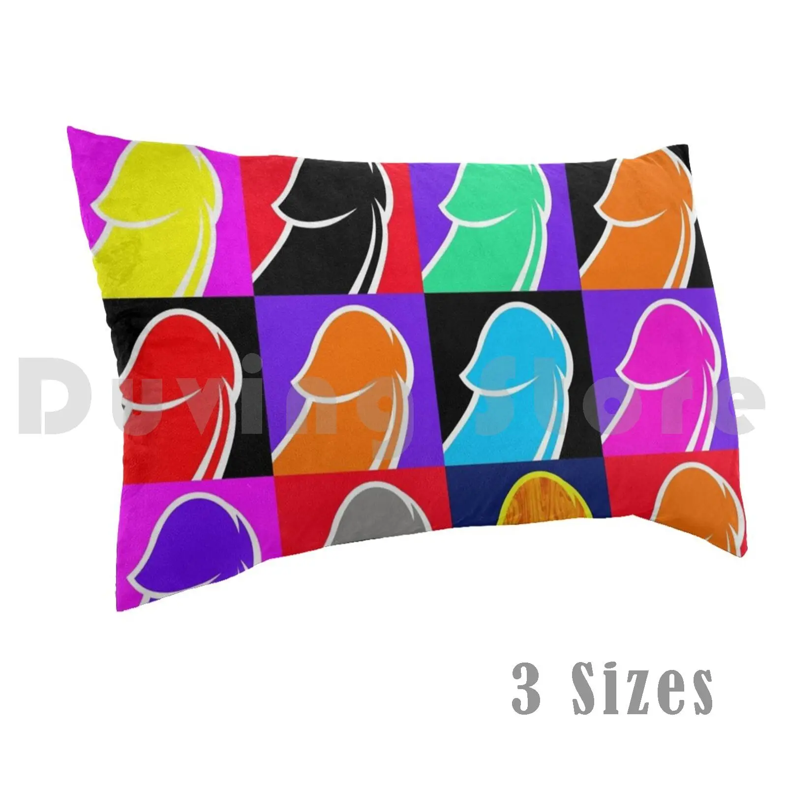 16 C@#ks!Pillow case Pop Art Erotic Art Cock Erotic Erotic Eroticart Erotic Illustration Sex