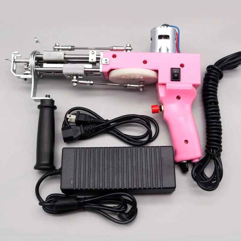 Electric carpet tufting gun hand gun Carpet weaving flocking machines DIY Loop Pile/Cut Pile