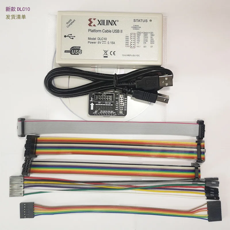 New Xilinx Platform Cable DLC10 USB Download Cable Jtag Programmer for FPGA CPLD